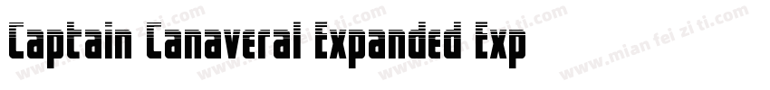Captain Canaveral Expanded Expanded字体转换